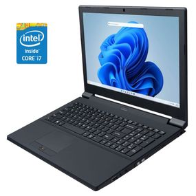 Ноутбук Clevo N350TW / 15.6" (1920x1080) IPS / Intel Core i7-8700T (6 (12) ядер по 2.4 - 4.0 GHz) / 16 GB DDR4 / 128 GB SSD + 750 HDD / Intel HD Graphics 630 / DVD-ROM / WebCam б/в