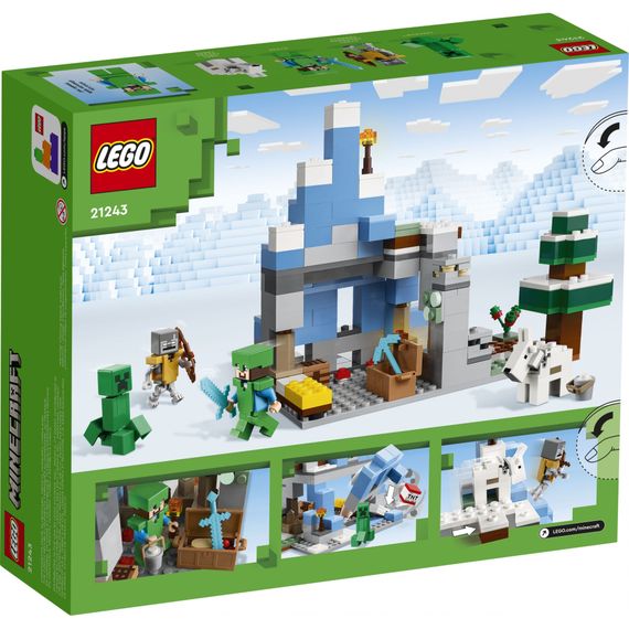 Конструктор LEGO Minecraft Замерзлі верхівки 304 деталі (21243-) | Зображення 7