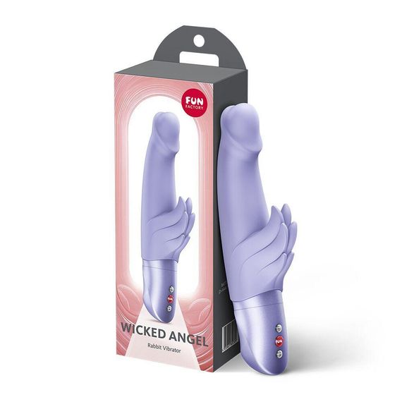 Вібратор-кролик Fun Factory Wicked Angel Purple Sex Aura | Зображення 1