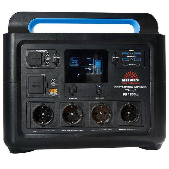 Портативна зарядна станція Vitals Professional PS 1800qc | Зображення 5