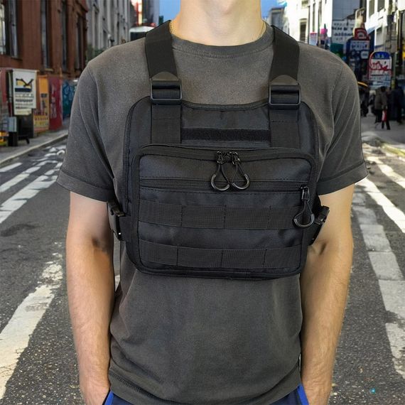 Чоловіча сумка для тактичних цілей, Тактичні військові сумки, Сумка чоловіча брезентова military LT-37 | Зображення 1