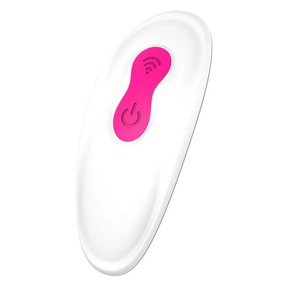 Вагинально-клиторальный вибратор Dream Toys Essentials с пультом, розовый, 9 × 3 см Sex Aura | Зображення 3