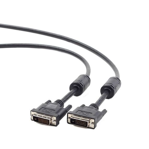 Кабель Cablexpert CC-DVI2-BK-6 DVI відео Dual Link 1,8 м | Зображення 1