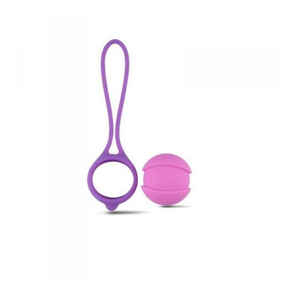 Вагінальнаі кулька Palline Vaginali Bi-Balls Single Purple Sex Aura | Зображення 3