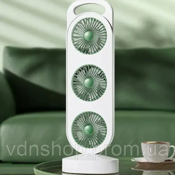 Вентилятор акумуляторний, 1200мАч, від USB, S-31 / Міні вентилятор портативний / Настільний вентилятор | Зображення 5