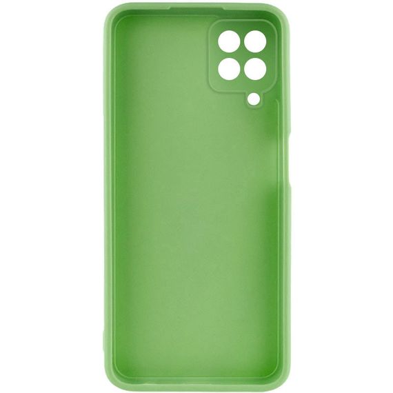 Силиконовый чехол Candy Full Camera для Samsung Galaxy M33 5G Зеленый / Green | Зображення 1