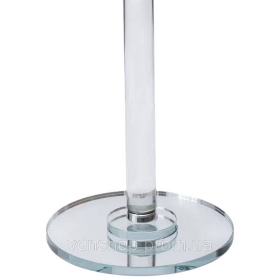 Тортівниця скляна на високій ніжці 30×50 см кругла підставка для торта, капкейків HP-4-87S | Зображення 2