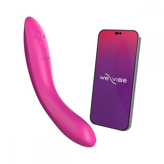Вібратор для точки G Rave 2 We-Vibe, силіконовий, рожевий, 19.3 х 3 см Sex Aura | Зображення 1