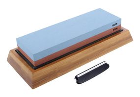 Набор для заточки ножей Primo Cook - камень 600/1500 с подставкой