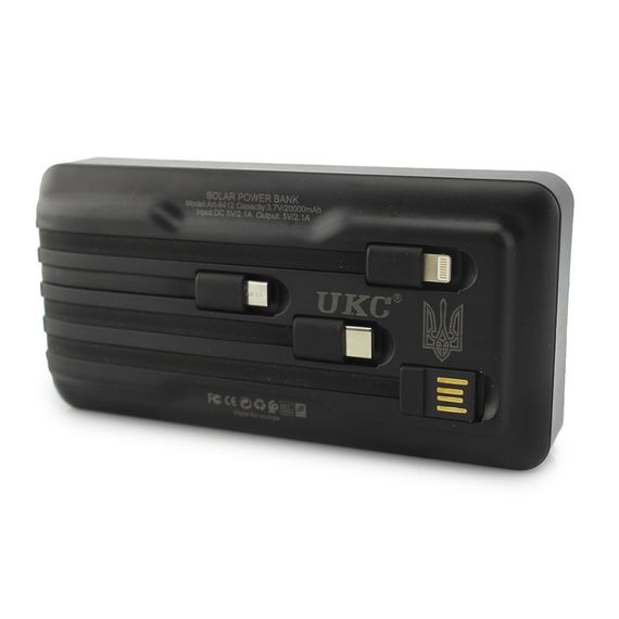 Моб. Заряджання POWER BANK 20000MAH Solar Z 102B | Зображення 1