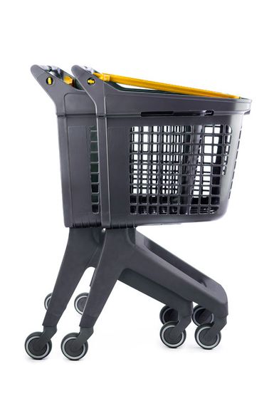 Купівельний візок Shopping Basket UP.80 жовтий, 80л, Іспанія, Жёлтый | Зображення 2