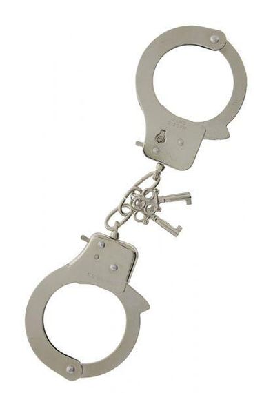 Наручники, Large Metal Handcuffs with Keys Sex Aura