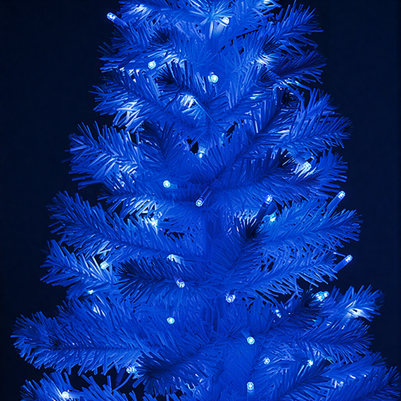 Гірлянда Різдвяна фея вулична 100 м 1000 LED білий провід Синій CF1000L100MWBL | Зображення 2