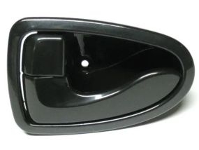 Hyundai Accent (00-06) внутрішня ручка чорна передня=задня ліва, Хюндай Акцент