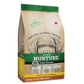 Сухой корм с курицей для щенят средних и крупных пород Pure Nurture Daily Nurture Puppy Chicken, 12.5 кг