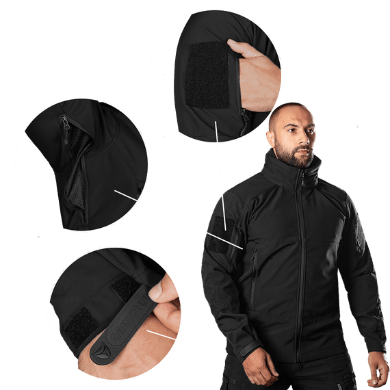 Куртка Phantom SoftShell Чорна (7287), XL | Зображення 4