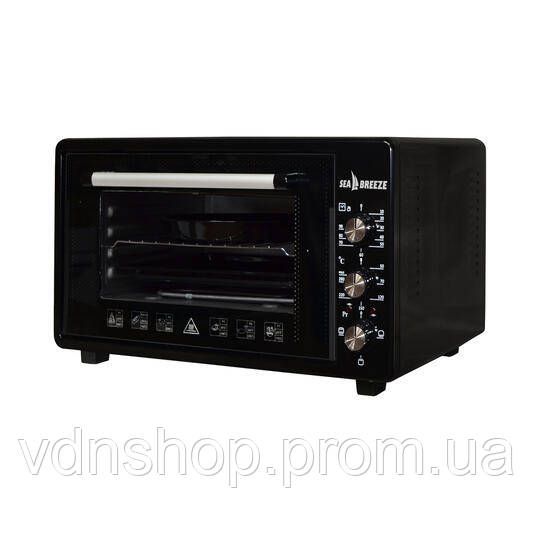 Електродуховка духовка настільна Sea Breeze SB-0704 45 л 1420 Вт, Мультипіч для приготування м'яса WM-20 | Зображення 1