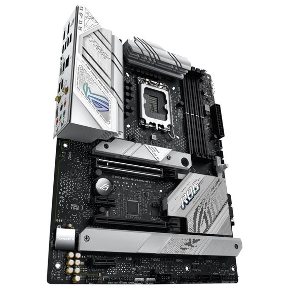 Материнcька плата ASUS  ROG STRIX B760-A GAMING WIFI s1700 B760 4xDDR5 M.2 HDMI DP Wi-Fi BT ATX білий (90MB1EP0-M1EAY0) | Зображення 4