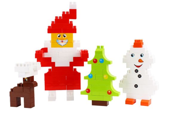 Конструктор 8805 Technok Toys, "Новий рік", 87 елементів, у валізі (4823037608805) | Зображення 4