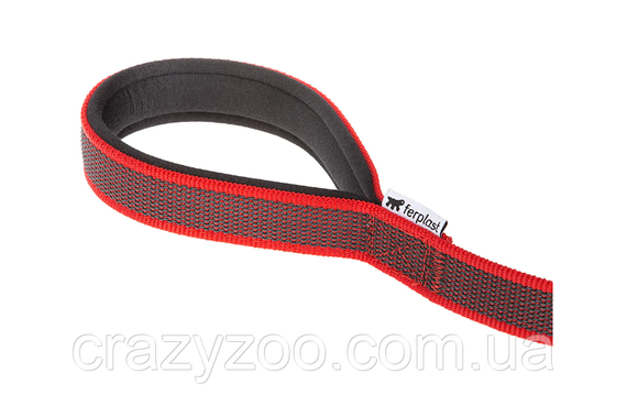 Поводок для собак Ferplast Daytona Gummy Matic G25/120 нейлоновый красный до 60 кг 2.5х120 см 77180217 | Зображення 4