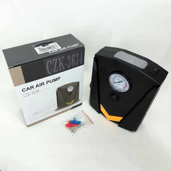 Повітряний компресор від прикурювача для авто, Портативний автомобільний насос, Електронасос для машини XL-24 | Зображення 8