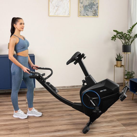 Велотренажер Gymtek XB4000 iConsole+ електромагнітний синій | Зображення 9