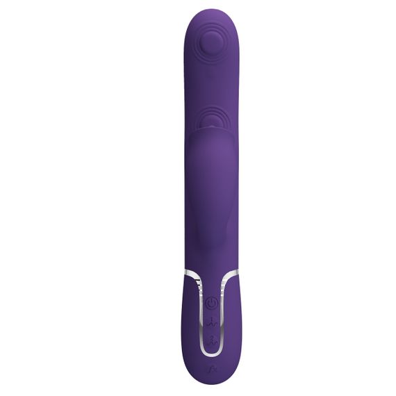 Пульсатор із кліторальним стимулятором серії Pretty Love - Gigi Dark Purple 7 thumping functions 7 licking modes, BW-500035-2 Sex | Зображення 3