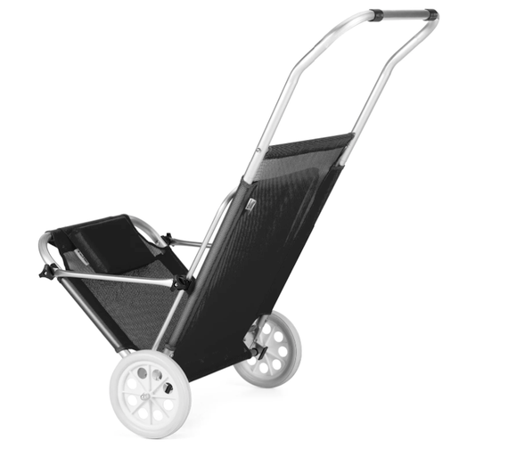 Шезлонг лежак Outtec Sun з дашком чорний | Зображення 3
