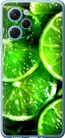 Чохол на Xiaomi Redmi Note 12 Pro Speed Зелені часточки лимона "852u-3334-2448"