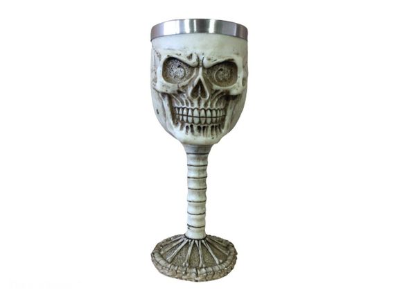 Бокал для Вина Кружка Чашка Череп Игра Престолов Game Of Thrones Winter is Coming Кубок Готика Подарок | Зображення 2