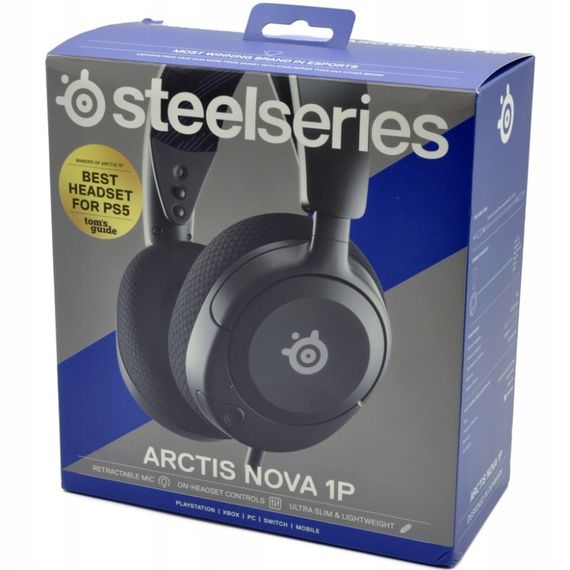Ігрова гарнітура SteelSeries Arctis Nova 1P Black MultiPlatform | Зображення 4