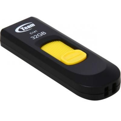 USB флеш накопичувач Team 32GB Team C141 Yellow USB 2.0 (TC14132GY01) | Зображення 1