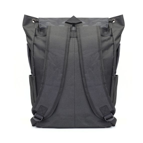 Мужской рюкзак Liping LP-604 20-35L Black с ЮСБ портом, тканевый | Зображення 3