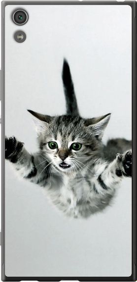 Чехол на Sony Xperia XA1 Ultra G3212 Летящий котёнок "2322u-1237-17620"
