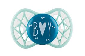 Пустышка симметрическая Nuvita NV7065 Air55 Cool 0m+ &quot;BOY&quot; зеленая (NV7065NG)