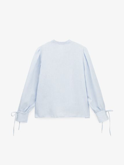 Блуза однотонна жіноча GENUA 2667 4XL Блакитний shop (2000999494161) | Зображення 3
