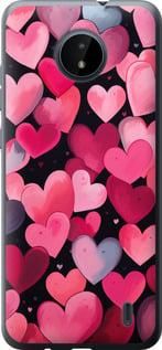 Чохол на Nokia C20 Сердечка 4 із силікону FCh_019850