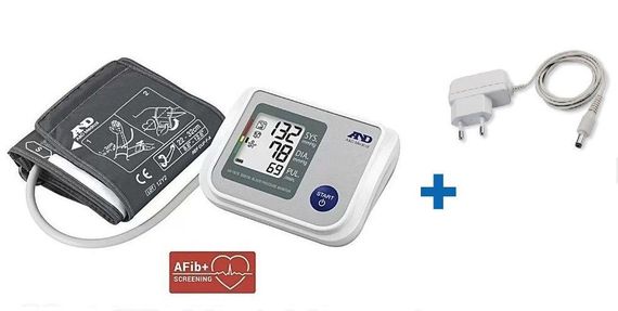 Тонометр AND UA-767S AFIB+ с адаптером автоматический на плечо гарантия 10 лет