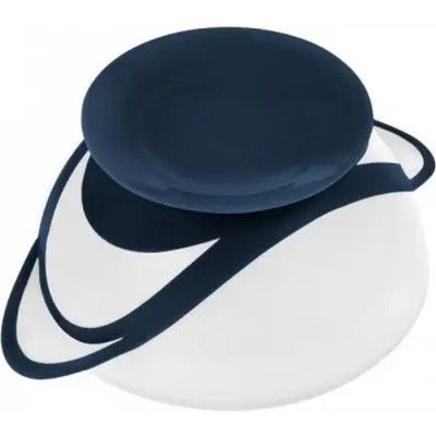 Набор детской посуды Akuku тарелка на присоске с ложкой, белый-синий (A0503) | Зображення 2