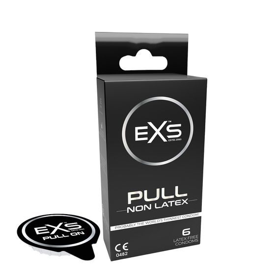 Презервативи - EXS Pull Non-Latex, 6 шт.
