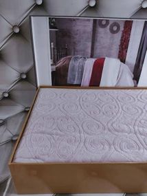 Простынь Belizza Hanzade lila 200х220см Велюр