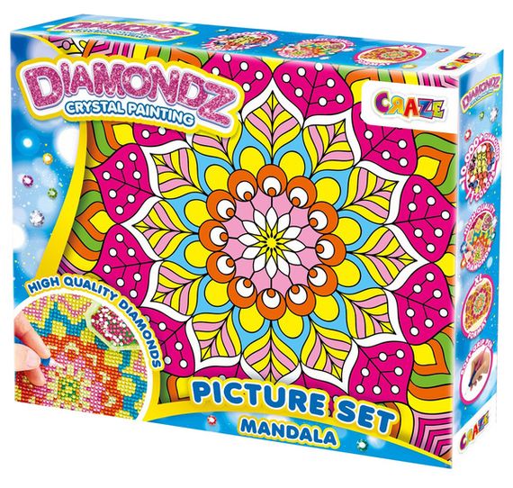 Набір для створення картини Craze Diamondz Мандала зі стразами | Зображення 4