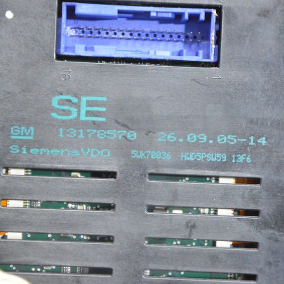 Дисплей інформаційний Opel Astra H 2004-2011 Дисплей екран монітор салону Опель Астра Н 13178570 | Зображення 2