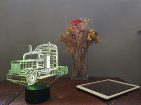 Сменная пластина для 3D светильников "Автомобиль 13" 3DTOYSLAMP