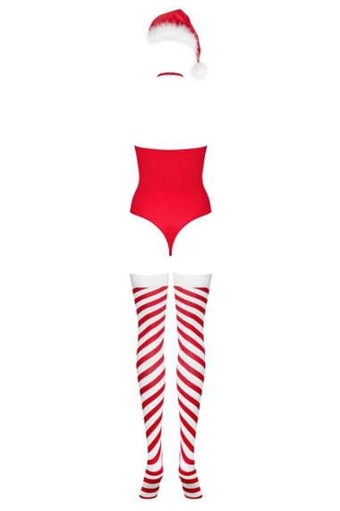 Боді Obsessive Kissmas teddy red L/XL (м'ята упаковка!!!! sexstyle | Зображення 4