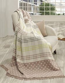 Плед Aksu 180×220 см. Aby Pink