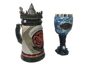 Подарунковий набір Кухоль Game Of Thrones House Targaryen Fire And Blood Гра Престолів і Келих