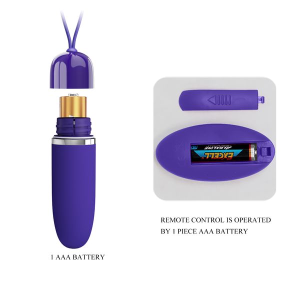 ВІбропуля з пультом керування PRETTY LOVE darlene - Youth, 12 vibration functions Wireless remote co | Зображення 6