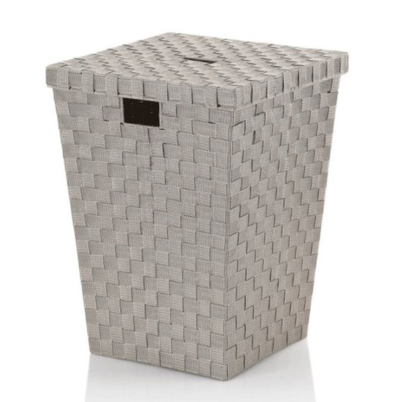 Кошик для білизни Kela Alvaro 24569 40х40х52 см сріблясто-сіра