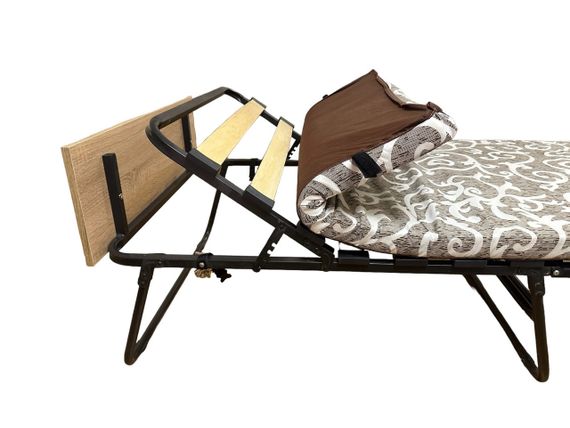 Раскладушка Vista Венеция люкс на ламелях с матрасом и подголовником, для дома и дачи, до 120 кг | Зображення 2